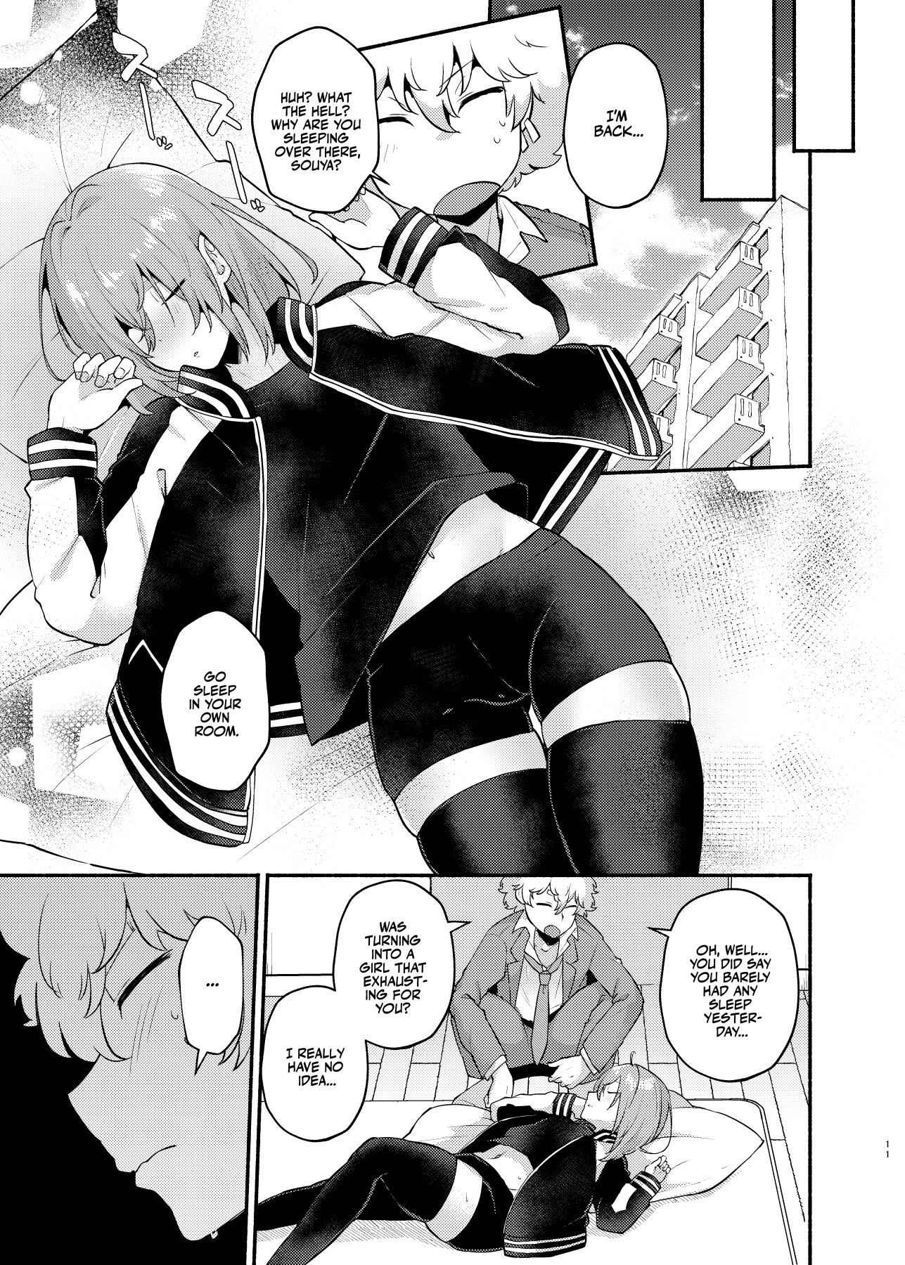 Hentai Manga Comic-My Lil Bro is now My Lil Sis?!-Read-9